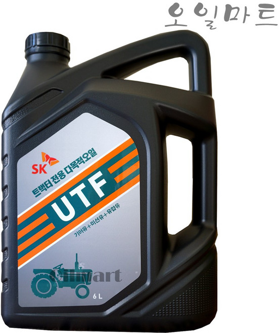 오일마트 SK UTF 80W 6리터 트랙터 유압유 유압 밋션 기어오일 보충용 트렉터 트랙터오일, 1개