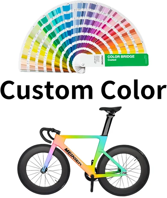 탄소 트랙 자전거 픽시 자전거 고정 기어 완전한 자전거 단일 속도 자전거 5 스포크 폐쇄 휠, 04 57cm, 03 custom color