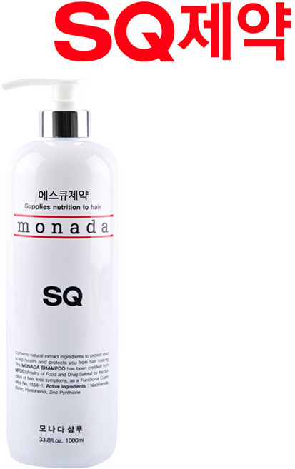 에스큐제약 모나다 탈모 증상 완화 샴푸 1000ml 7세트, 1L, 1개