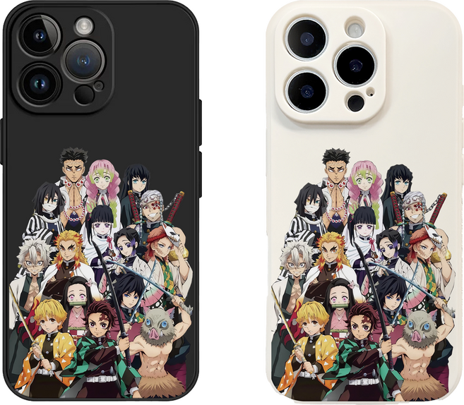 귀멸의 칼날 전원 도착 실리콘 케이스 갤럭시 아이폰 케이스