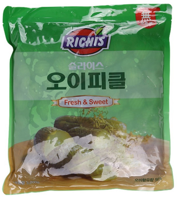 동서 리치스 슬라이스 오이피클, 1개, 3kg