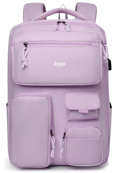 남녀공용 노트북 백팩 멀티포켓 백팩 여성과 남성 커플 책가방 캐주얼 비즈니스 핑크 블랙5528