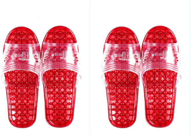 바람길 물바로욕실화 트임 욕실슬리퍼 1+1, 2개, 자주