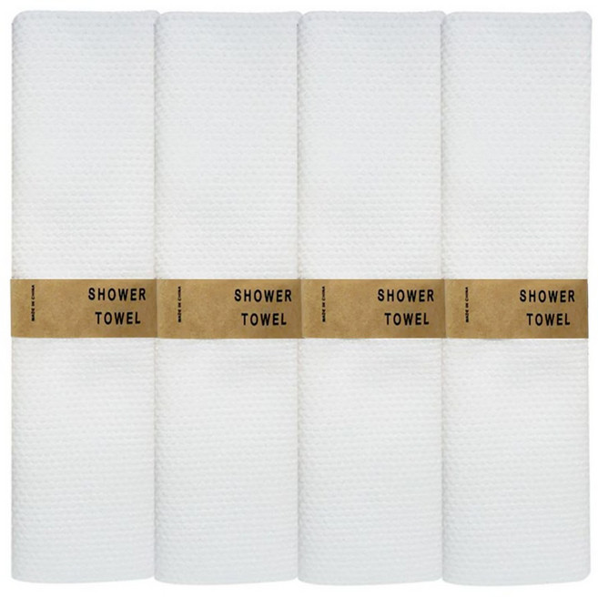 데일리바스 일회용 샤워타월, 100개, 화이트, 1개입