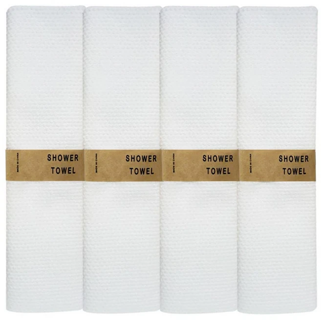 데일리바스 일회용 샤워타월, 100개, 화이트, 1개입 - 쿠팡