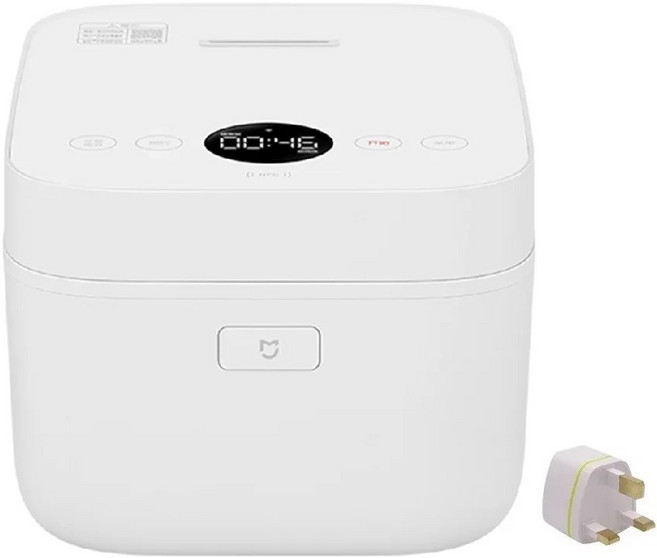 JIA 스마트 밥솥 3L 다기능 전기 예약 NFC 기능 IH 가열 끈적 않음, Add UK adapter, 2) Add UK adapter - 220V