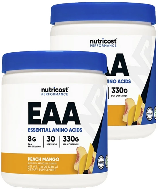 뉴트리코스트 에센셜 아미노 애시드 피치 망고, 330g, 2개 - 쿠팡