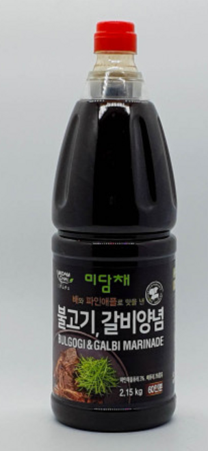 [미담채]푸드코리아 불고기양념 2.15 kg, 2.15kg, 1개