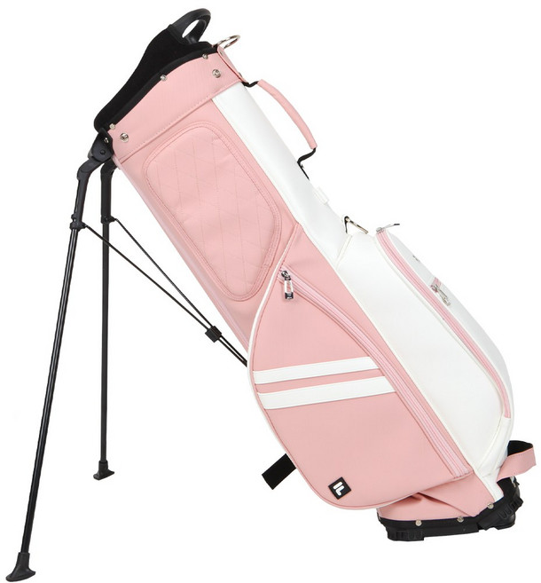 휠라 스탠드백 골프가방 그래비티 시프트 오리지널 경량 캐디백, 핑크