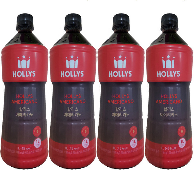 할리스 아메리카노, 1L, 1개입, 4개