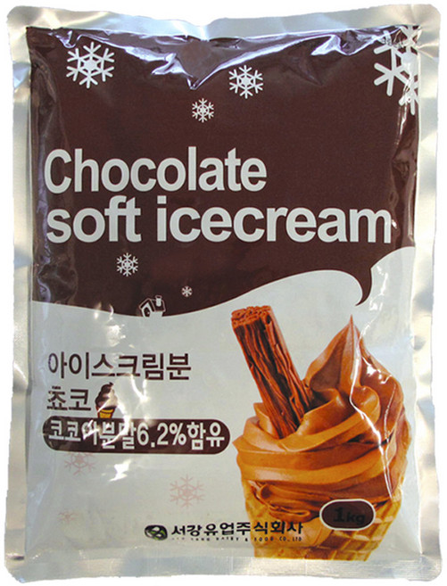 서강 아이스크림 분말 쵸코맛 1kg x 5개 / 소프트 바닐라 초코 아이스크림 파우더