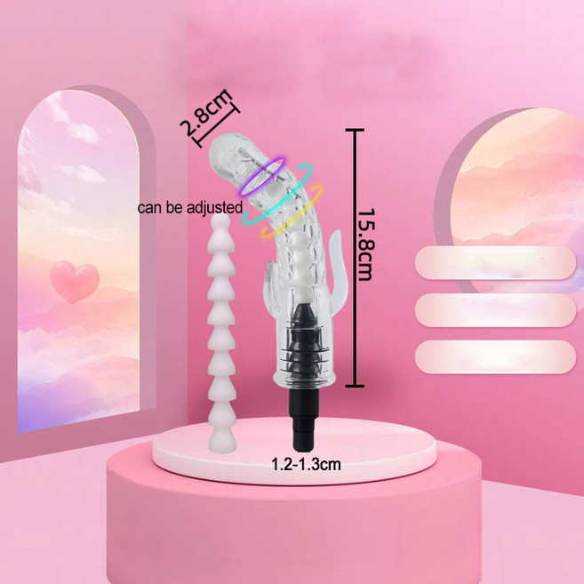 마사지 건 헤드 액세서리 건용 진동 헤드 타악기 진동기 헤드 연결 막대 직경 18mm, B2-13mm, 1개