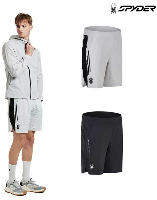 스파이더 남성 냉감 4WAY 스트레치 사선 반바지 SPJMCNTR201M 27L163 23Y705