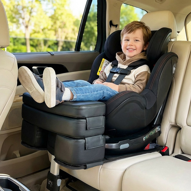 회전형 카시트 발받침대 카시트발판 발받침, 블랙, 1개