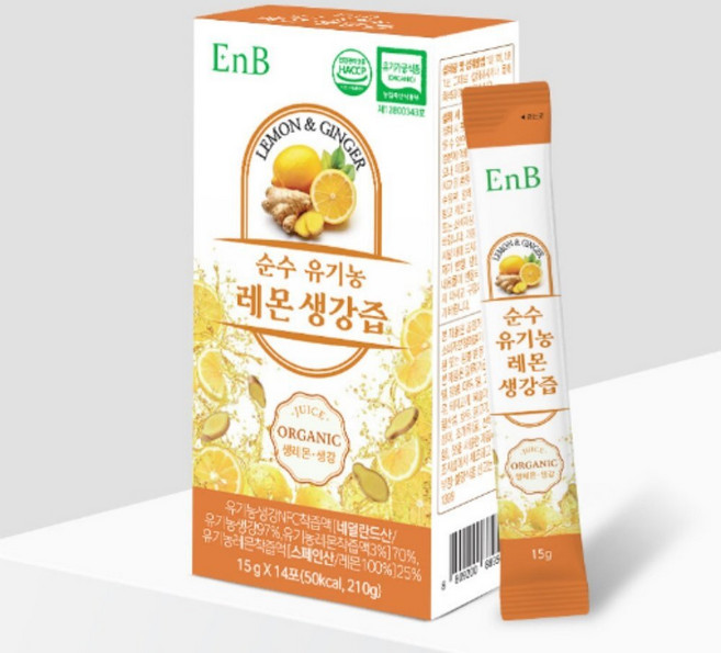 선물용 레몬생강즙 NFC 스틱형 휴대용 레몬생강청, 1개