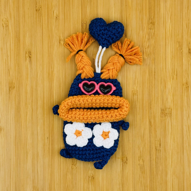 달리앤달리 니트 뜨개 인형 키링 파우치 키홀더 백참 에어팟 케이스 소품파우치