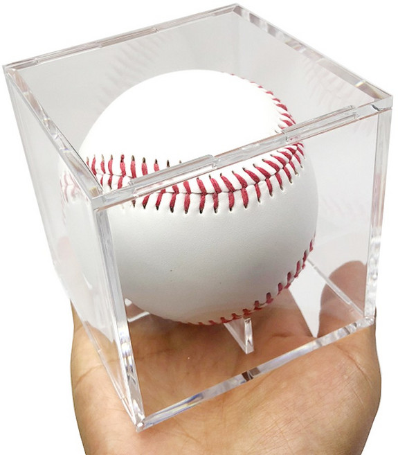 올포디움 투명 야구공 케이스 싸인볼 보관 장식용 홈런볼 진열, 1개, 상세페이지 참조
