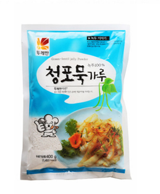 청포묵가루, 400g, 5개