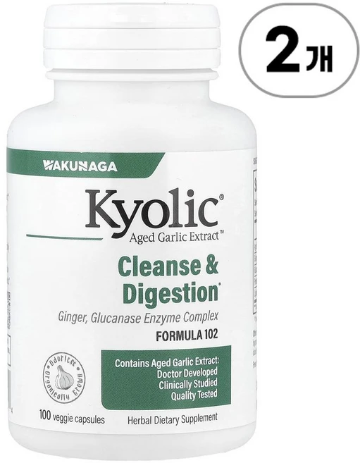 쿄릭 에이지드 갈릭 추출물 포뮬러 102 Kyolic Aged Garlic Extract™ Formula 102 100정 - 쿠팡