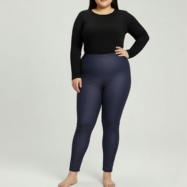 온드레 여성용 빅사이즈 매직 슬림 진레깅스