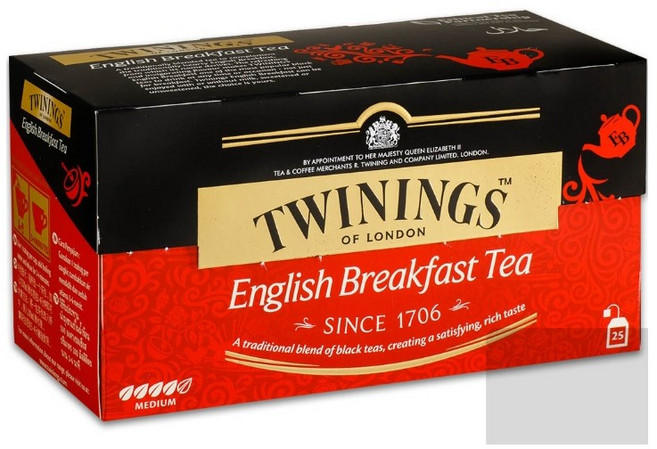 Twinings 唐寧茶 經典紅茶系列 皇家伯爵茶 英倫早餐茶 2g*25入, 1個, 英倫早餐茶/25入 效期2028/4