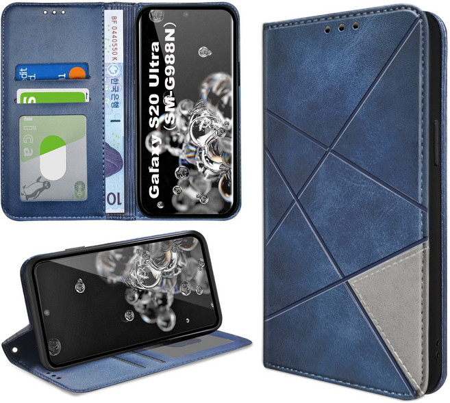 아칸크 삼성 갤럭시 S20ultra(SM-G988) 다이어리 지갑 휴대폰 케이스