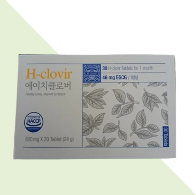헤르메딕스 에이치클로버 800mg EGCG 아스타잔틴 피페린 퀘르세틴 레스베라트롤, 2박스, 30정 - 쿠팡