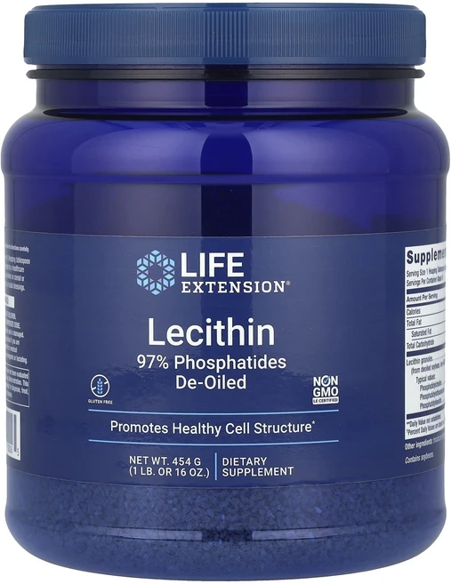 Life Extension 레시틴 454g(1lb), Life Extension 레시틴 454g1lb, 1개, 454g - 쿠팡