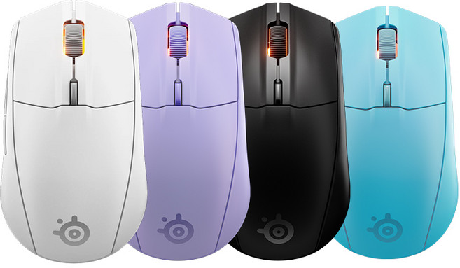 SteelSeries 賽睿 Rival 3 Gen 2 無線電競滑鼠, 星澈藍,主商品