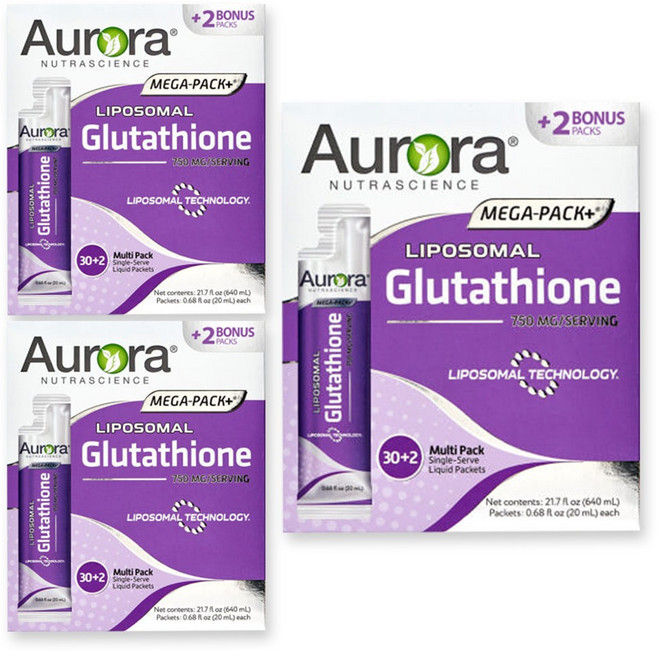 오로라 리포좀 글루타치온 750mg 32포 고함량 액상, 3개, 32회분