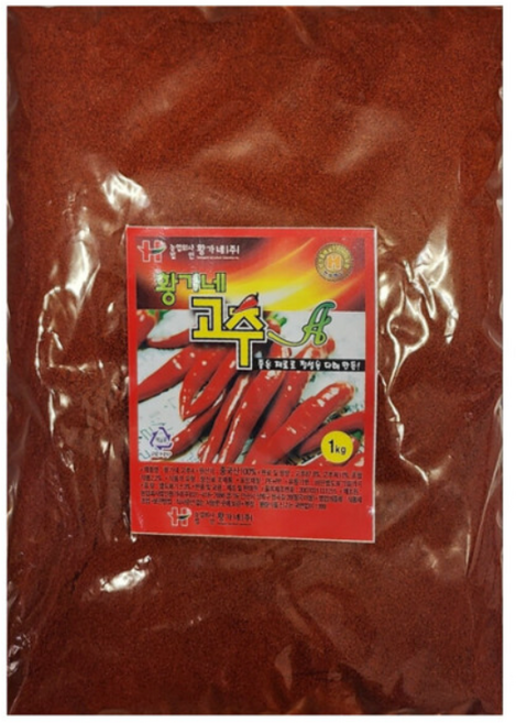 황가네 고추가루 1kg 다대기용, 1개