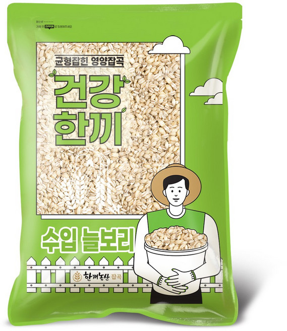 한끼농산 수입 늘보리, 1개, 5kg