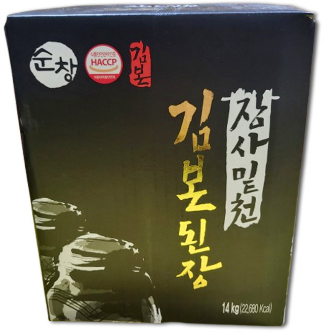 반찬단지 장사밑천 김본된장, 14kg, 1개