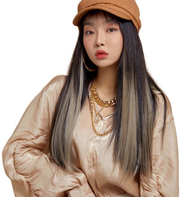 가발매니아 글램루즈 퍼스널컬러 붙임머리, 코토리베이지, 3개