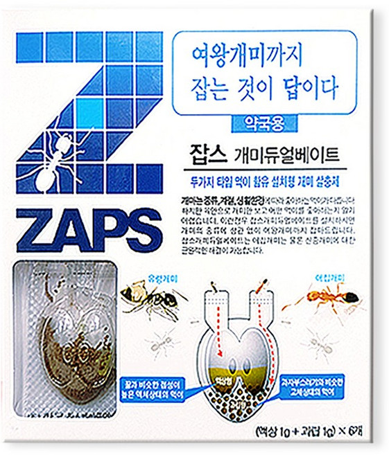 잡스 개미약 개미 듀얼베이트 6개입, 1개