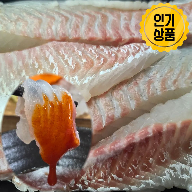 국내산 제철 손질 참돔 회 필렛 순살 도미 횟감 산지직송, 1개, 400g (내외)