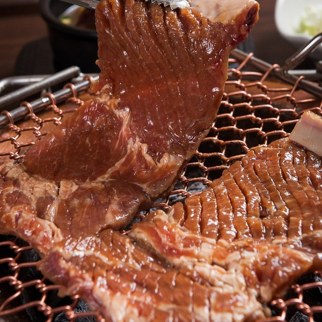 양념 돼지갈비 왕구이 제주 한돈 흑돼지 숯불구이 캠핑 대용량, 1kg, 2개
