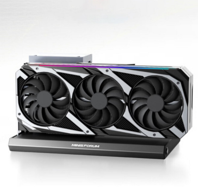 [청이스토어] MINISFORUM 미니스포럼 DEG1 eGPU 독 오큐링크지원 OCuLink지원 외장 그래픽도크, MINISFORUM DEG1 eGPU 독