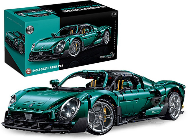 라푸유 알파로메오33스트라달레 하이퍼카 MOC블록 스포츠카 호환블럭 성인용블록놀이 테크닉자동차 MOC블록카 1:8스케일 MOC블록세트 [라푸유서비스], 오리지널, 1개