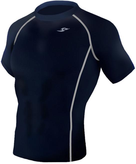 테이크파이브 남자 기능성 머슬핏 반팔 스포츠이너웨어 딥네이비