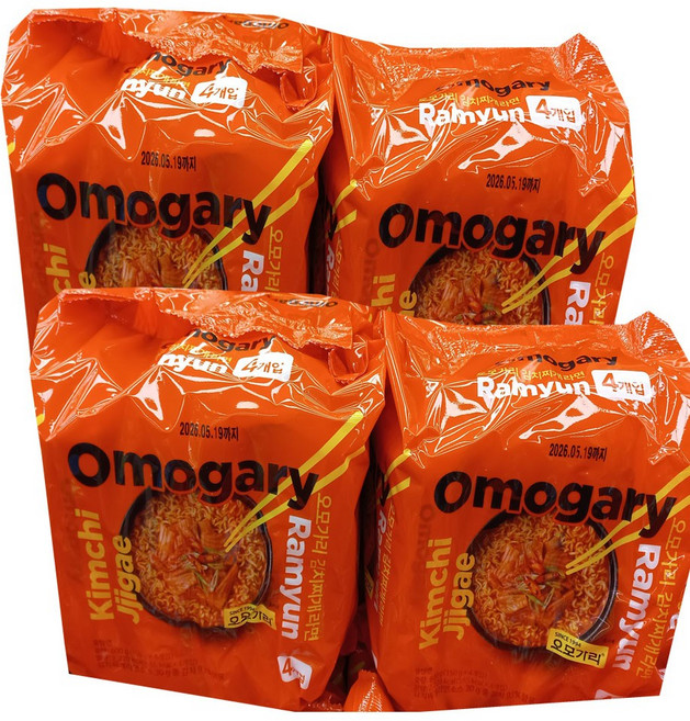 오모가리 김치찌개라면, 16개