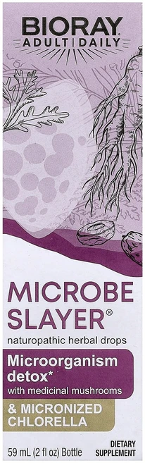 Bioray Microbe Slayer® Microorganism Detox 2 fl oz 59 ml, Bioray, Microbe Slayer®, Micr, 1개, 59ml - 쿠팡