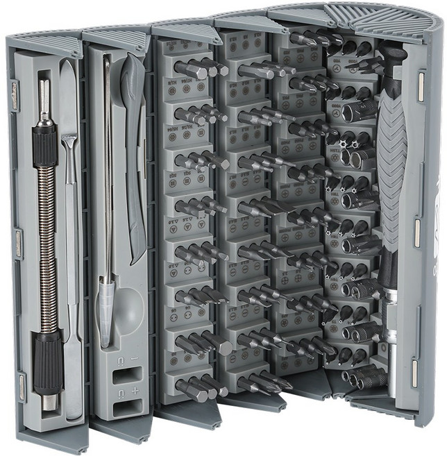 청우스코스 126 in 1 정밀 드라이버 세트 KS840126, 1개