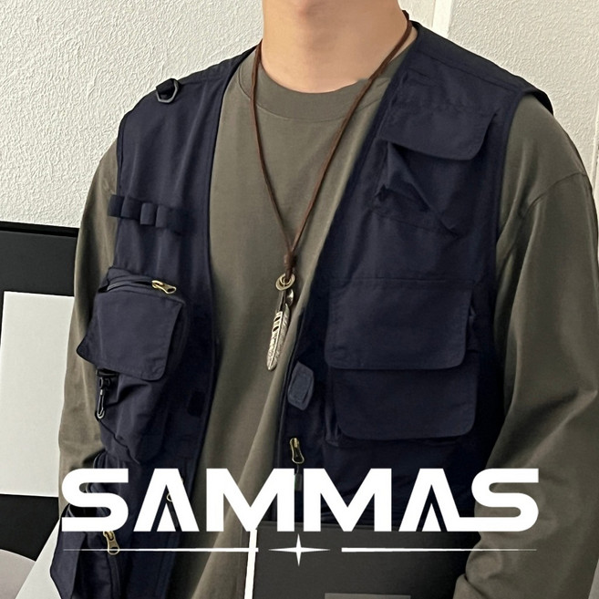 SAMMAS 日式Vintage圓環皮革項鍊 復古皮繩長鍊