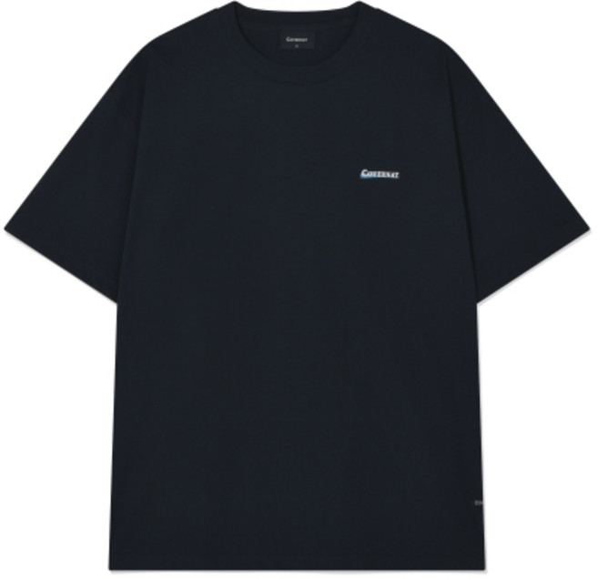 커버낫 남성용 수피마 라벨 그래픽 티셔츠