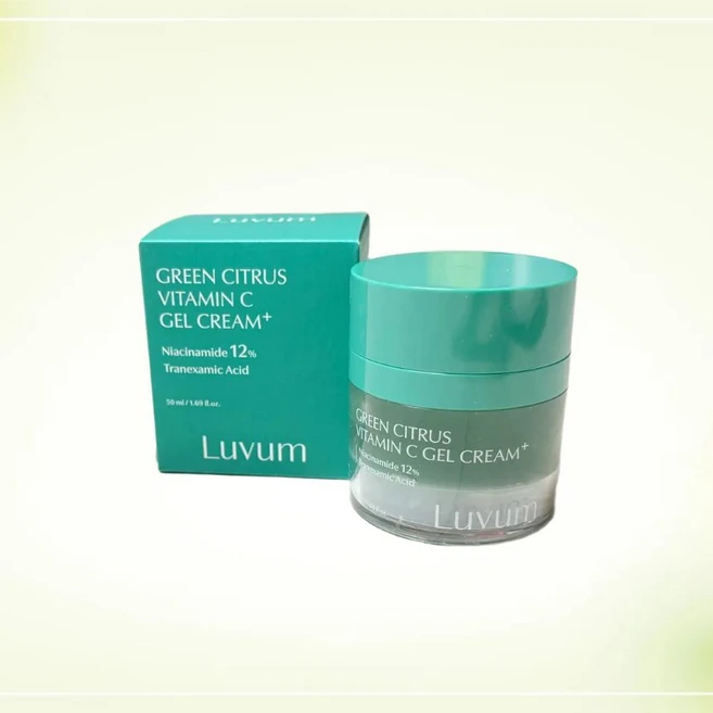 러븀 그린 시트러스 비타민 씨 젤 크림 플러스[정품배송] Luvum 나이아신아마이드 수분광채크림, 2개, 50ml - 쿠팡