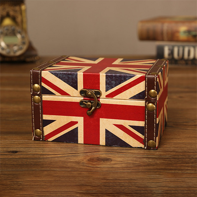 앨리스앤 빈티지 보관함 앤틱 소품함, 1개, 영국 (HR170)