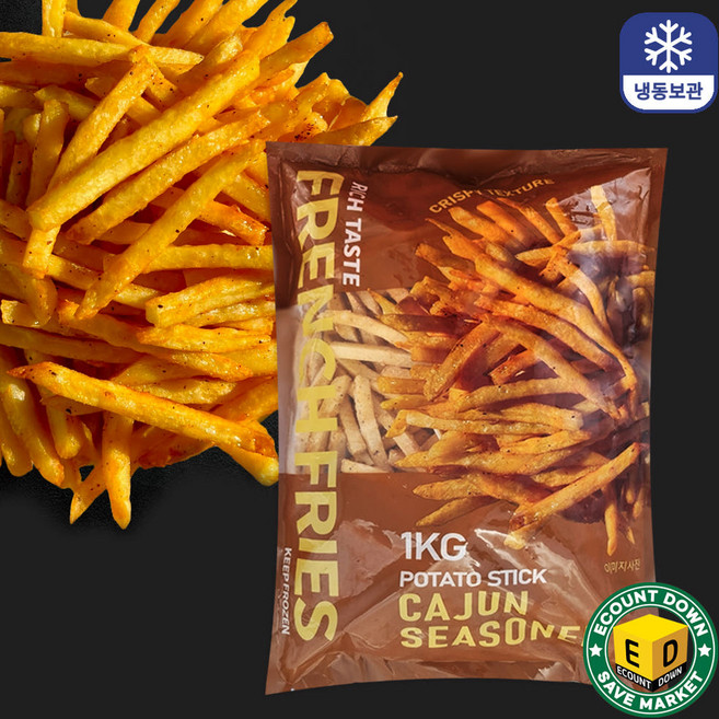양념감자 케이준 (냉동), 1개, 2kg