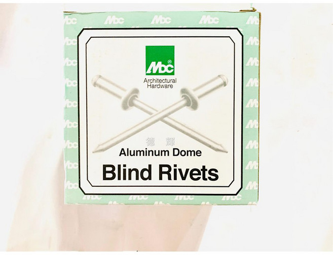 [德輝五金] 鋁 拉釘 1000支裝 抽心鉚釘 圓頭拉釘, 1個, 5-9