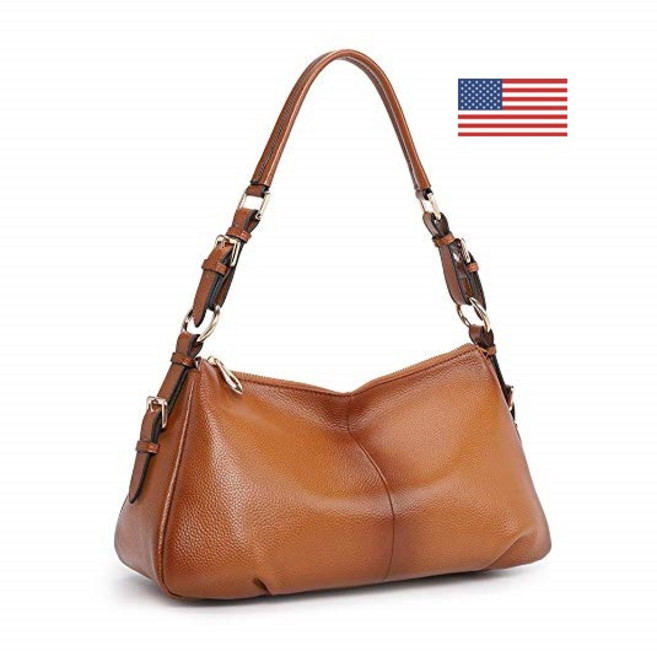 Kattee Genuine Vintage Shoulder Bag 여성 빈티지 호보백 가죽숄더백